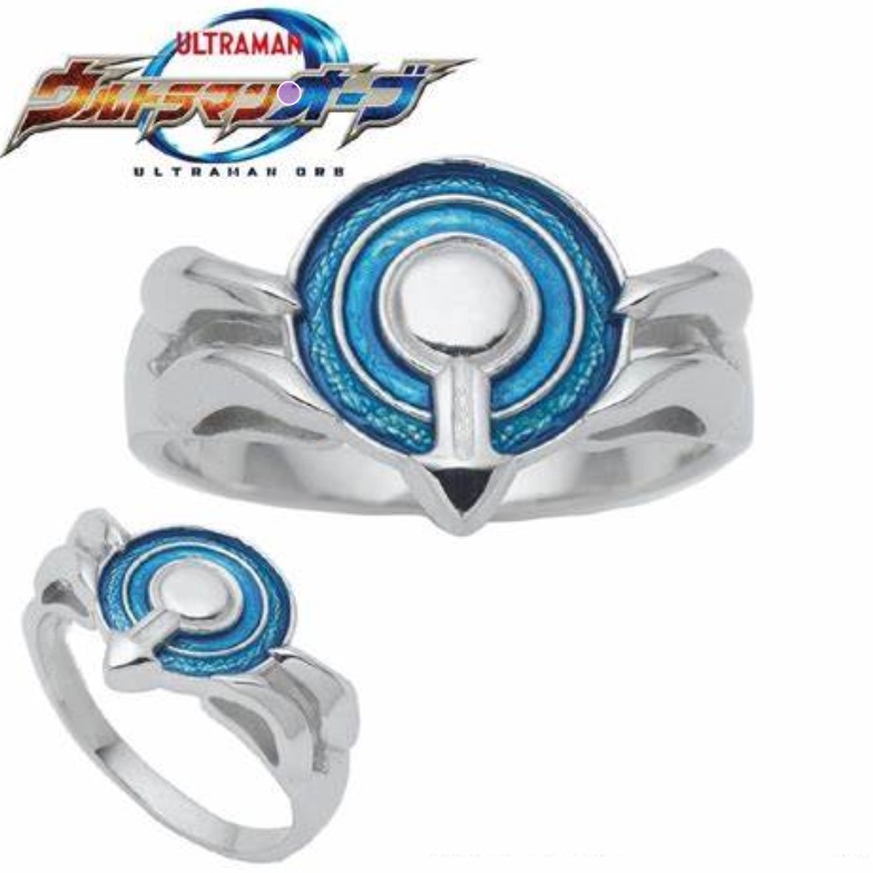 Màu Sắc Nhẫn Hở Có Đồng Hồ Bấm Giờ In Hình Ultraman Orb Thời Trang