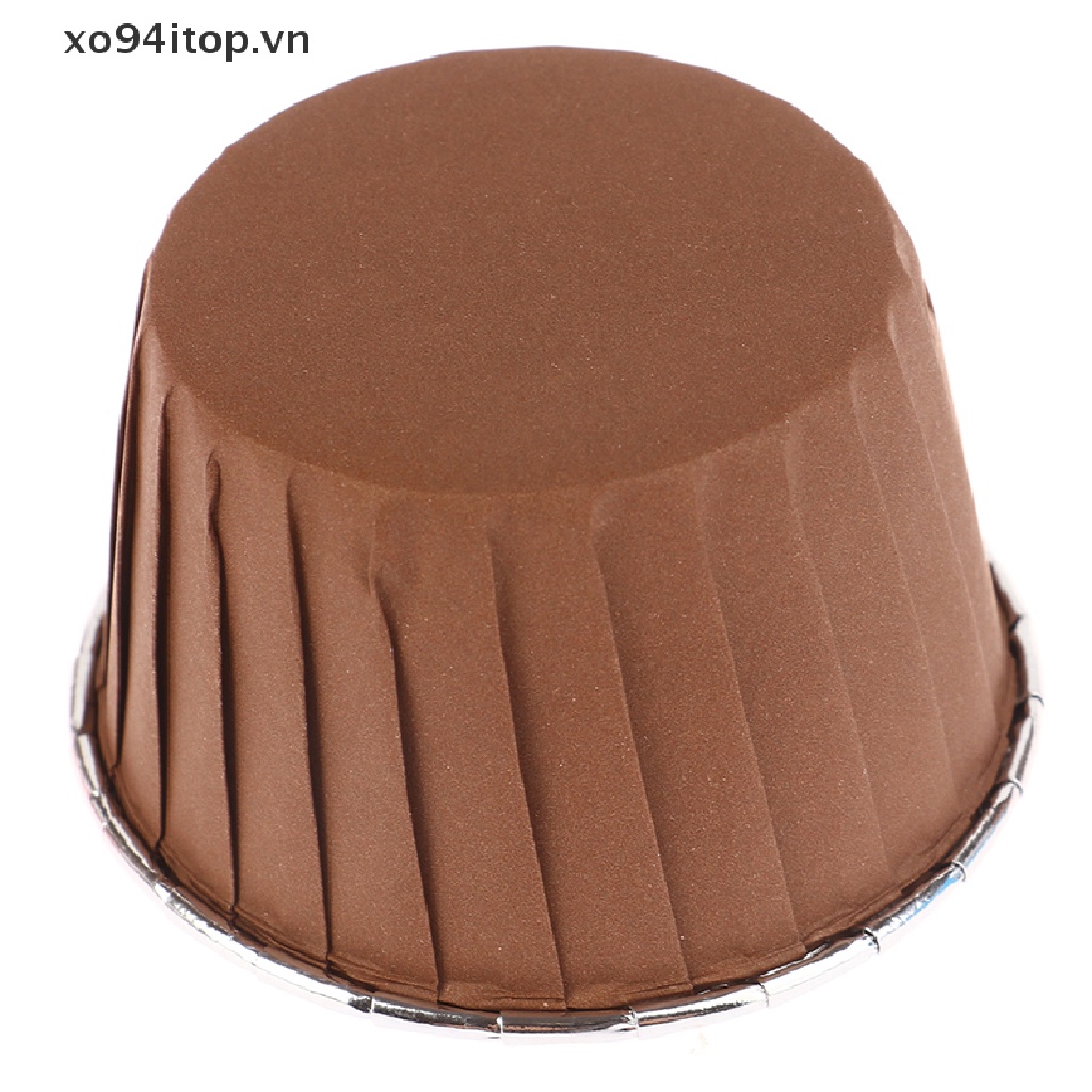 Xoitop Set 50 Cốc Giấy Đựng Bánh Cupcake Muffin