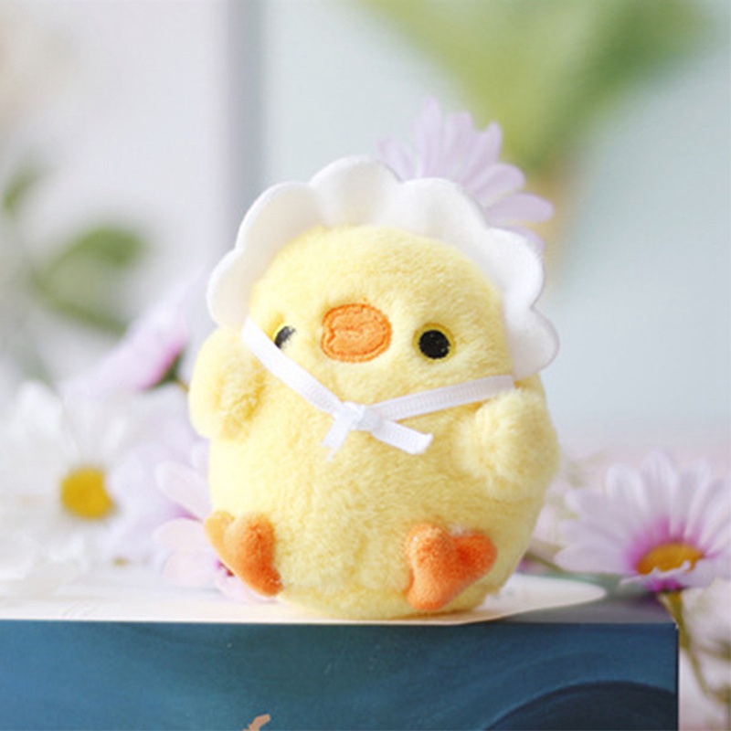 1 Móc Khóa Gà Con Nhồi Bông Dễ Thương