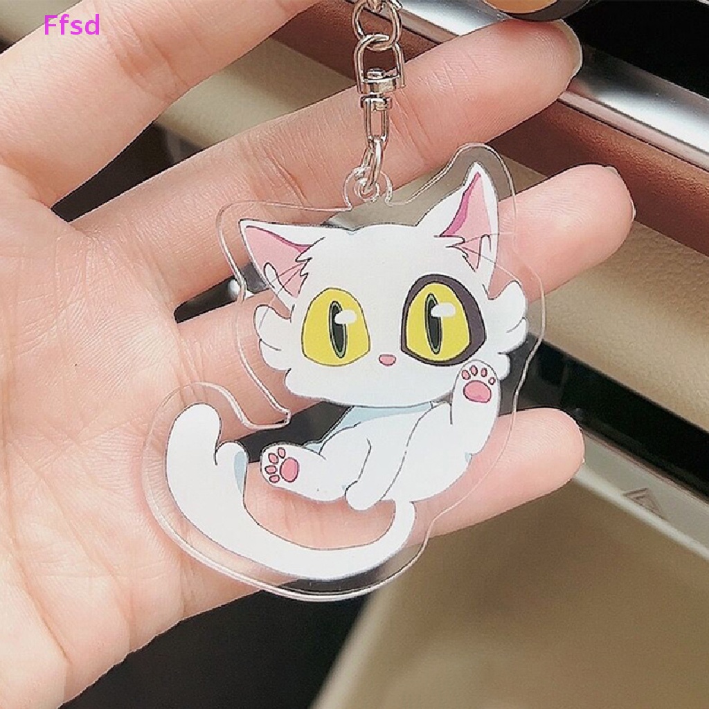 {Ffsd} Móc Chìa Khóa Acrylic Hai Mặt Trong Suốt Họa Tiết Hoạt Hình Anime