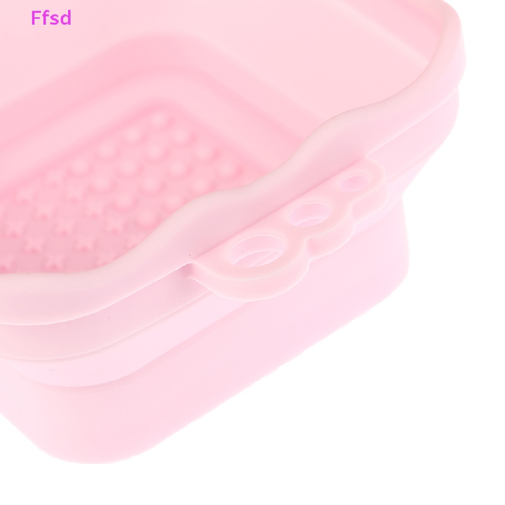 {Ffsd} Miếng Silicone Vệ Sinh Cọ Trang Điểm Có Thể Gấp Gọn * Bán Chạy