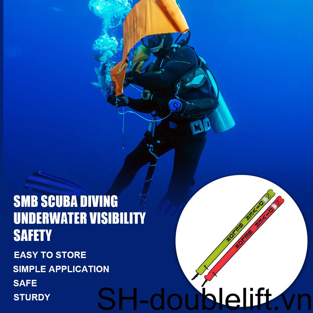 Phao Nổi Đánh Dấu Bề Mặt SMB Scuba Xúc Xích Nổi Trên Mặt Nước An Toàn Dải Phản Quang