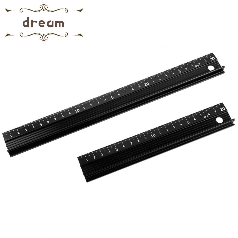 【DREAMLIFE】Accessory Ruler Straight Ruler Multi-function Non-slip Protective Woodworking