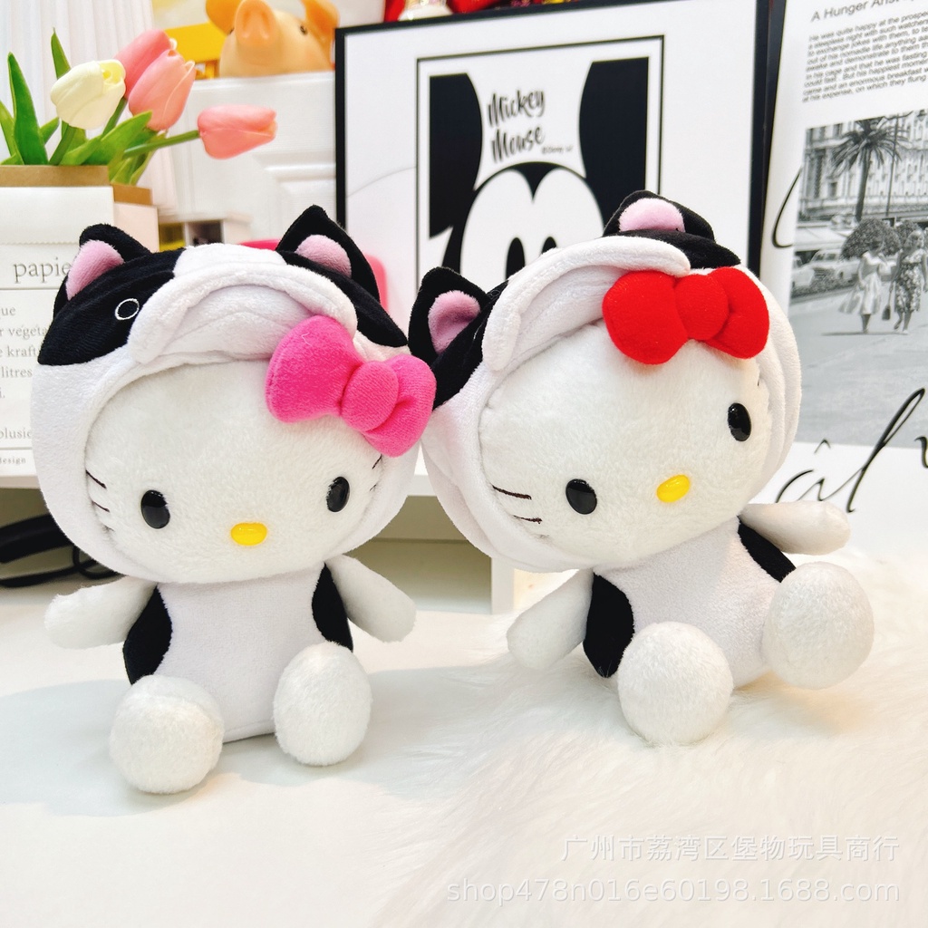 SANRIO Thú Nhồi Bông Hình Mèo Hello Kitty Xinh Xắn