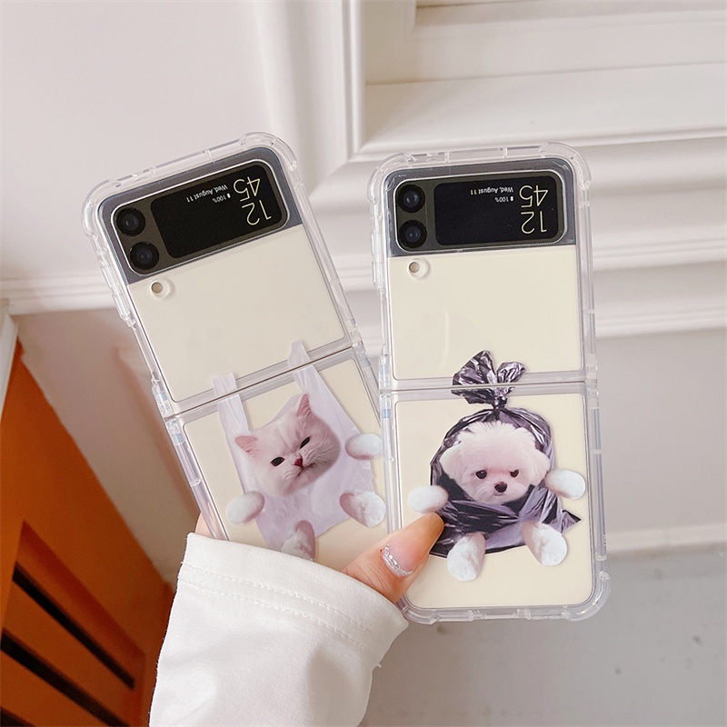 Ốp Điện Thoại TPU Silicon Mềm Trong Suốt Họa Tiết Trái Tim Cho Samsung Galaxy Z Flip 4 Z Flip 3 5G Samsung Galaxy Z Flip 3 Z Flip 4