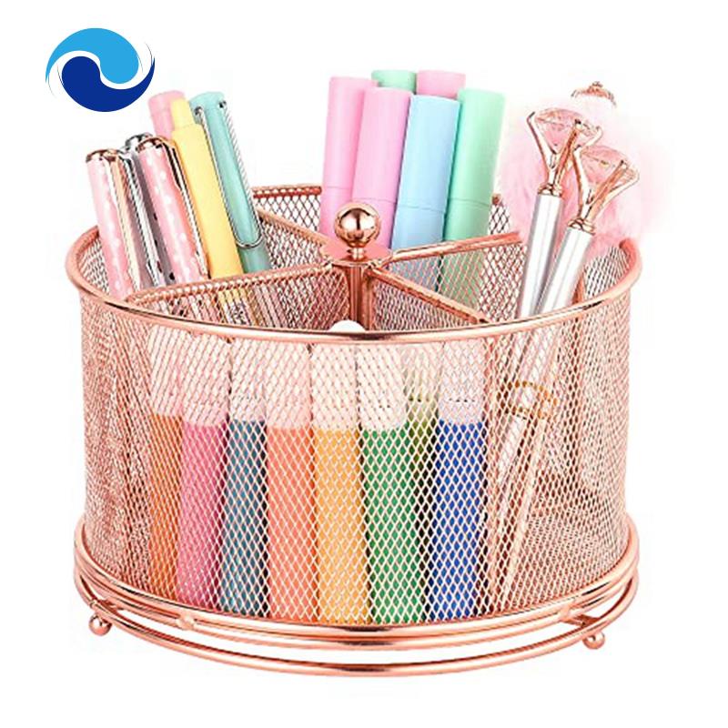 Giá Đỡ Bút Xoay 360 Độ Kèm 4 Ngăn Tiện Dụng