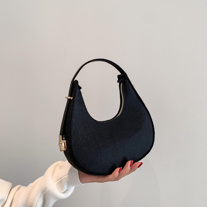 Túi Xách Kẹp Nách Màu Trơn Họa Tiết Vân Đá Phong Cách Retro Thời Trang Cho Nữ