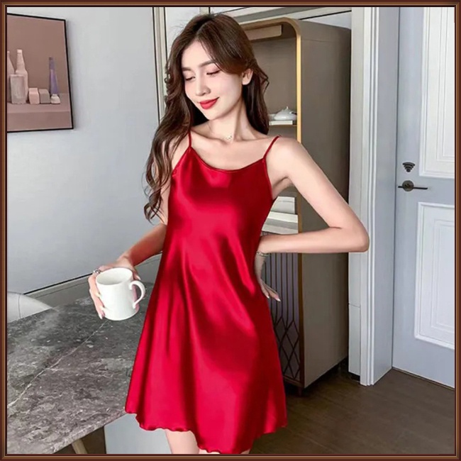 Đồ ngủ Hai Dây Màu Sắc Thời Trang Mùa Hè Gợi Cảm Cho Nữ