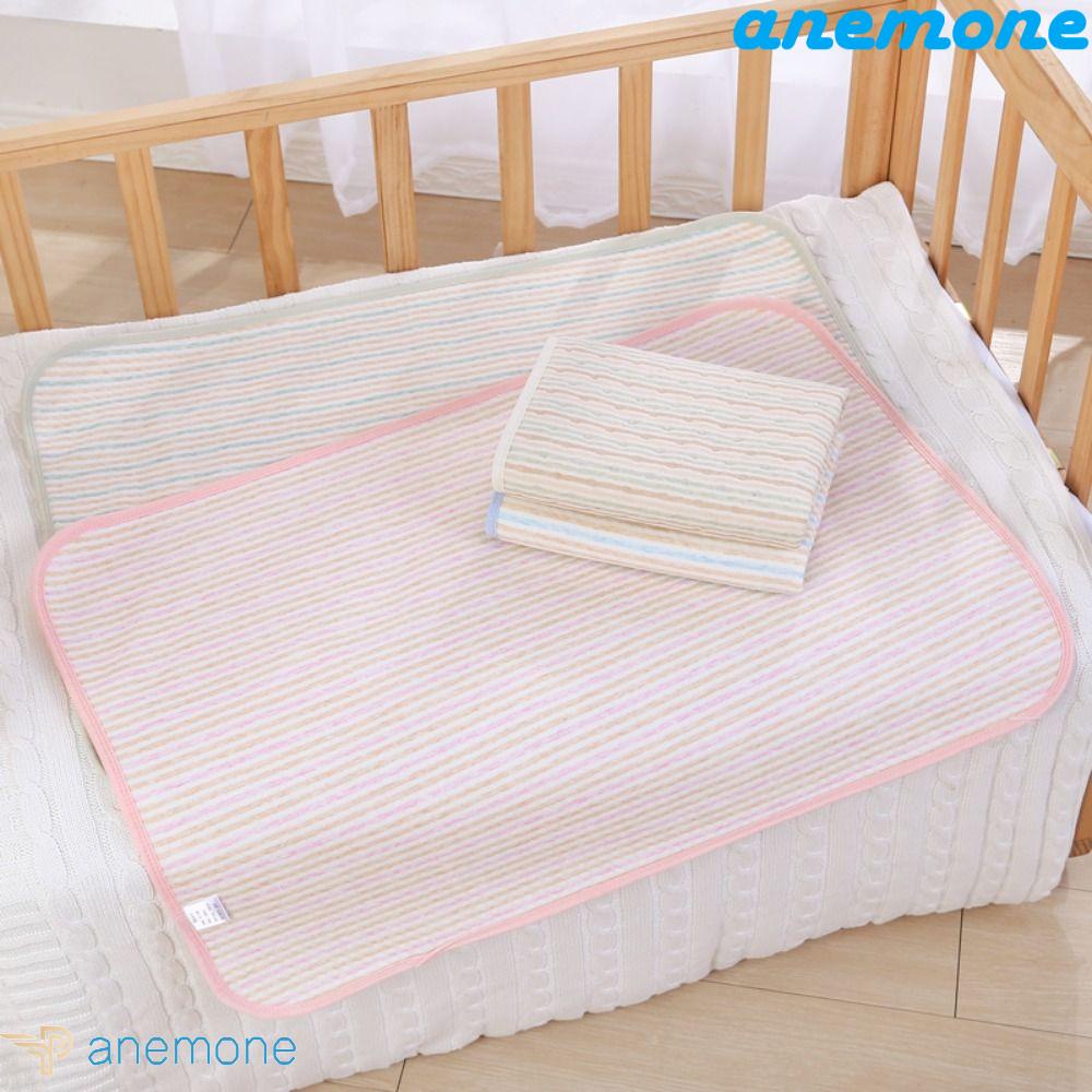 Thảm Thay Tã Em Bé Di Động Bằng Vải Oxford Màu Trơn Không Thấm Nước Thay Đổi Được