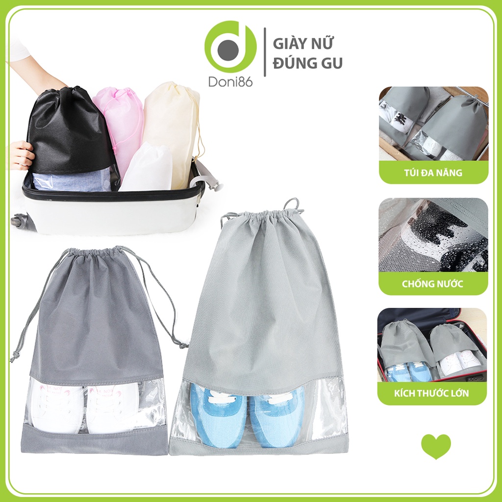 Túi đựng giày kích thước lớn phù hợp nhiều size giày, chống ẩm ướt, chống bụi bẩn - Doni - DOPK352
