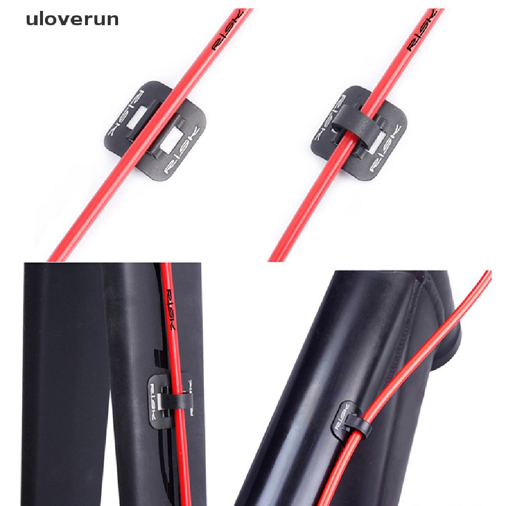 Set 6 Kẹp Chữ C Cố Định Dây Cáp Phanh Dầu Dành Cho Xe Đạp