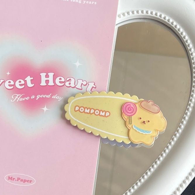 Kẹp Tóc Trang Sức Ngọt Ngào Thời Trang Hình Ellen Sanrio HelloKitty Cinnamon Kuromi Pochacco