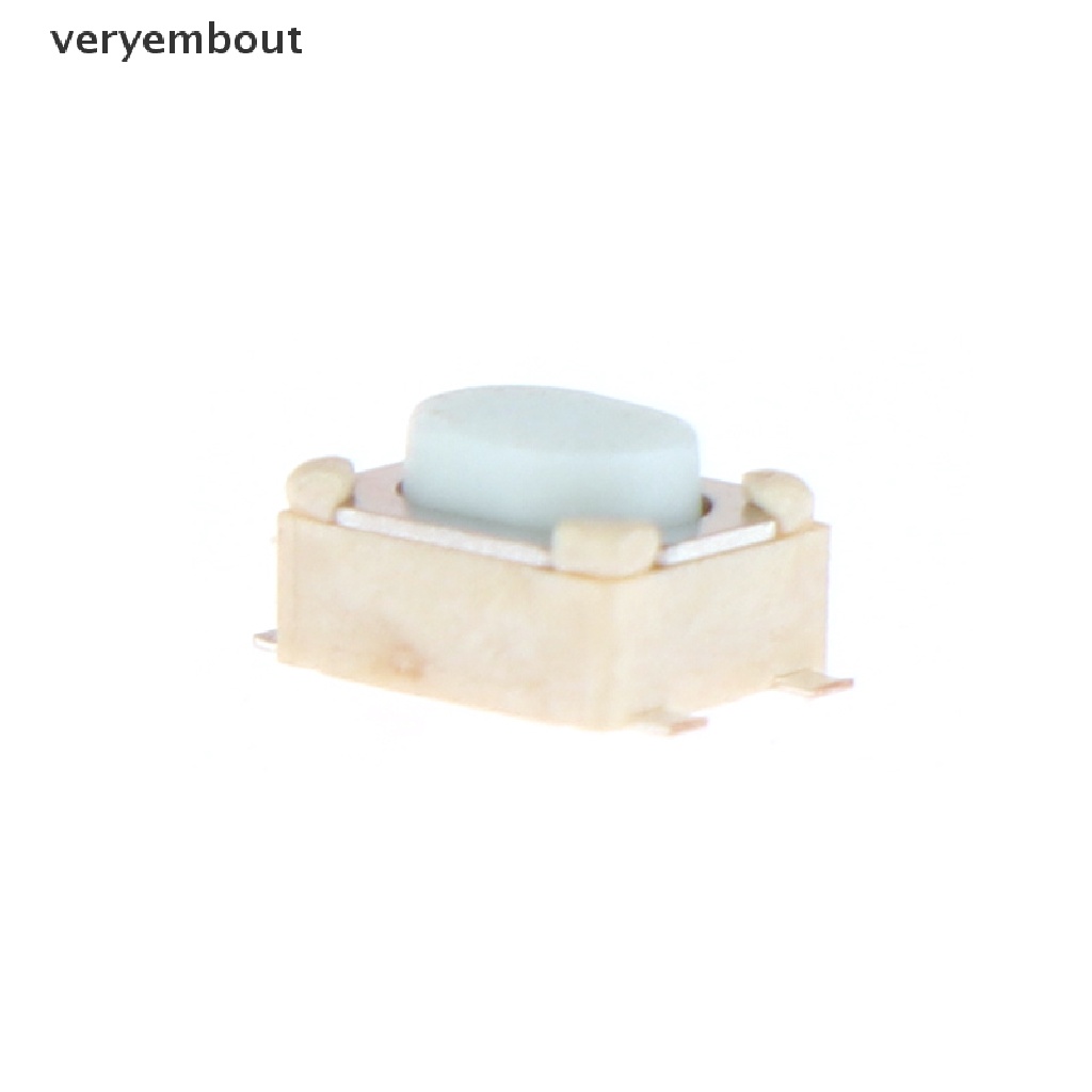 Set 100 Nút Công Tắc 4 Chấu 3 * 4 * 2.5MM SMD Chuyên Dụng Cho Xe Hơi