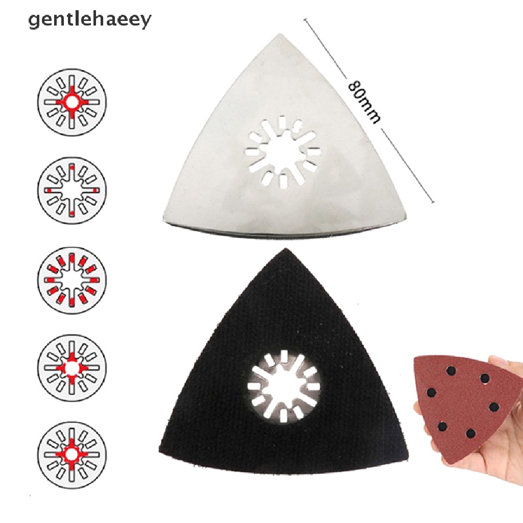 Đĩa Chà Nhám Đánh Bóng Hình Tam Giác Bằng Thép Không Gỉ 80 * 80 * 80mm Đa Năng