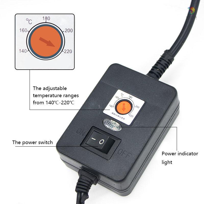 Lò Nấu Keo Dán Tóc Công Suất Cao NL102 200W 140°C-220°C Nồi Nấu Lẩu Bằng Hợp Kim Nhôm Có Thể Điều Chỉnh Nhiệt Độ