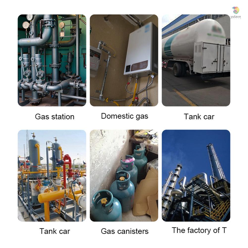 Dụng Cụ Kiểm Tra Rò Rỉ Khí Gas Cầm Tay 4 Hướng Dẫn Âm Thanh Và Ánh Sáng Tự Nhiên PPM