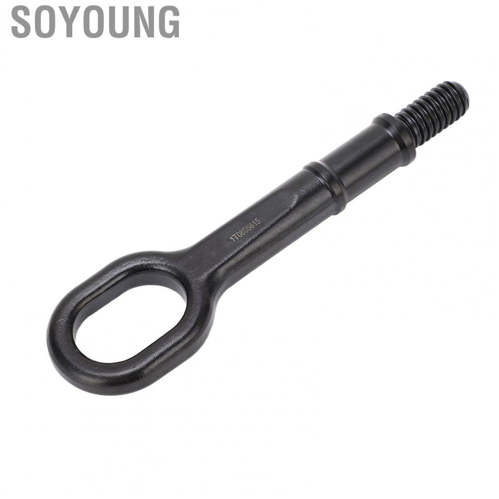 Soyoung Tow Hook  Easy To Install Forged Steel Durable 1T0805615A Towing Lug Loop Heavy Duty for Car