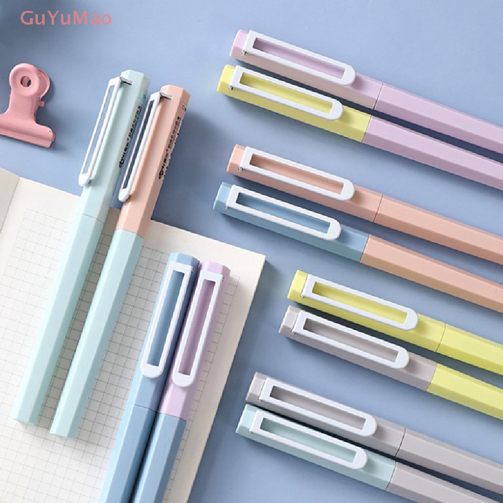 Bút Bi Mực Đen Ngòi 0.5mm Hình Lục Giác Dễ Thương