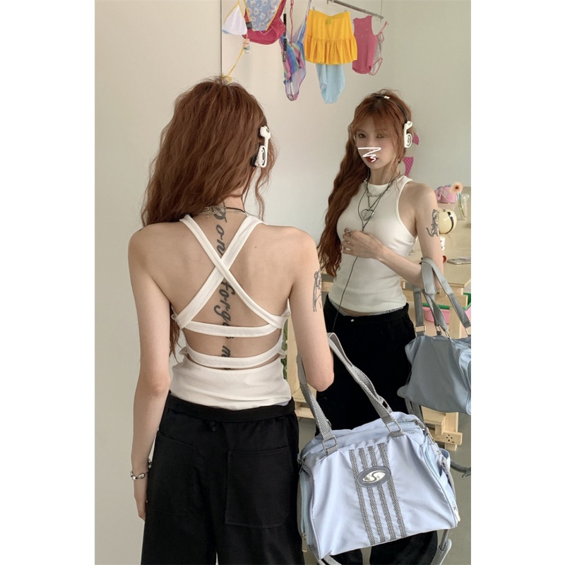 Áo Dây Chéo Ôm Dáng Gợi Cảm Dành Cho Nữ