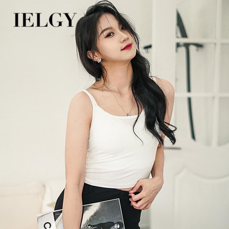 IELGY   Áo Lửng Không Tay Thời Trang Mùa Hè Cho Nữ