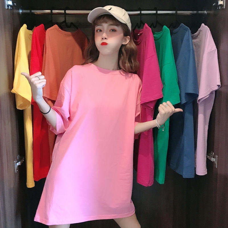 Áo Thun Ngắn Tay Dáng Rộng Phong Cách Hàn Quốc Thời Trang Mùa Hè Mới Cho Nữ