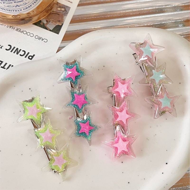 Kẹp Tóc Ngôi Sao Lấp Lánh Nerf Y2K