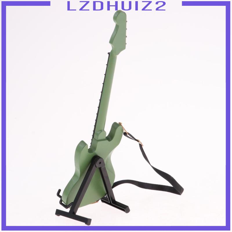 Mô Hình Đàn Guitar Điện Mini Bằng Gỗ 20cm Tỷ Lệ 1 / 6 #5