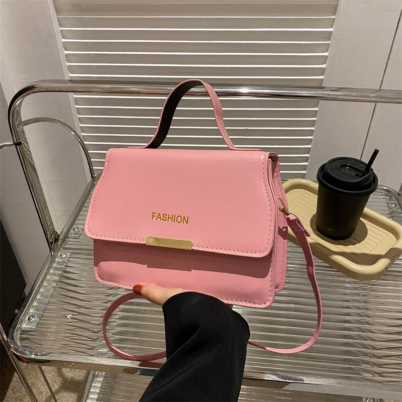 Túi Đeo Vai Hình Vuông Nhỏ Màu Trơn Thời Trang 2023 Cho Nữ