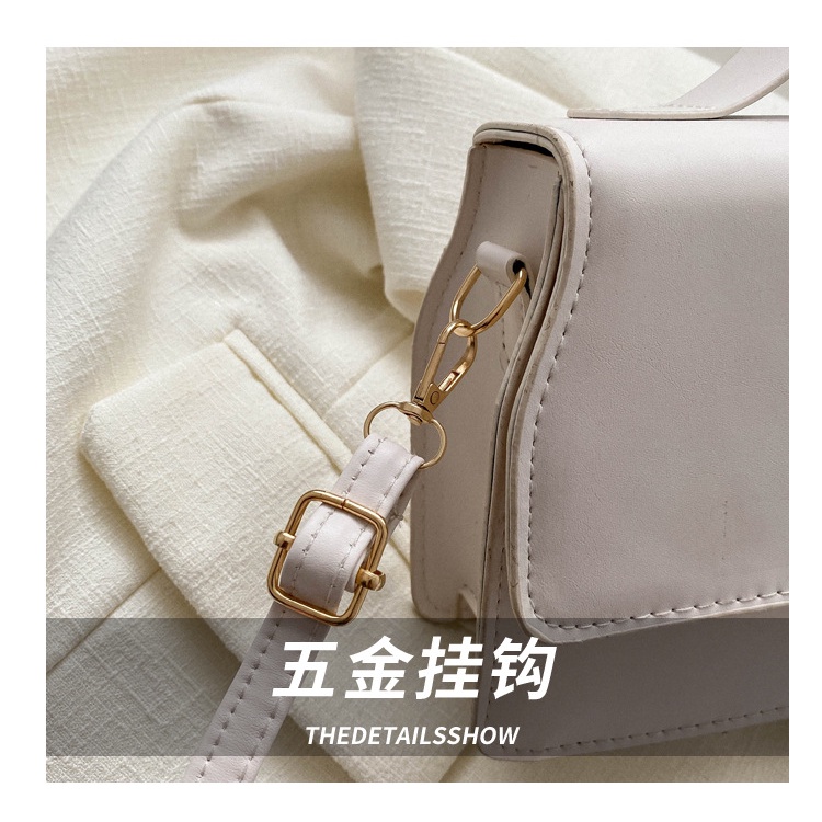 Túi Đeo Vai Hình Vuông Nhỏ Màu Trơn Thời Trang 2023 Cho Nữ