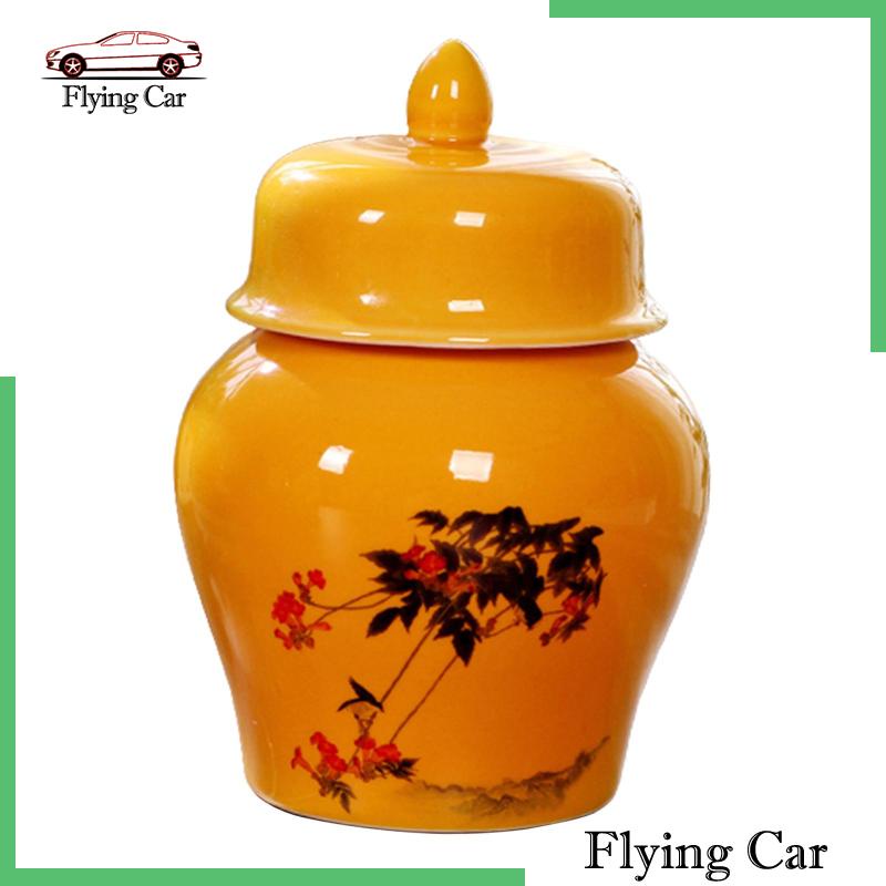 Hũ Gốm Đựng Trà Có Nắp Đậy Tiện Dụng Lzdjfmy2