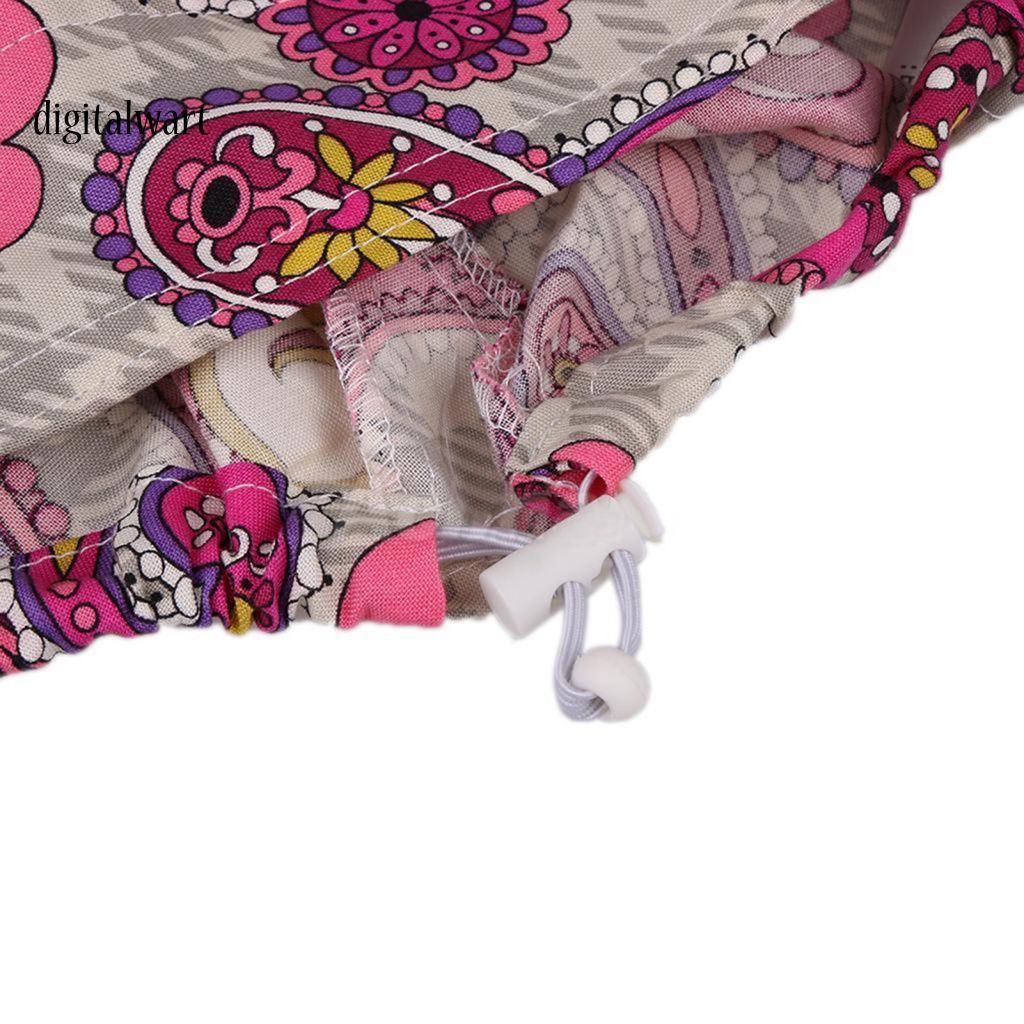 Kỹ Thuật Số| Mũ Trùm Đầu Bằng Cotton Thoáng Khí In Họa Tiết Hoa Tùy Chỉnh Cho Beautician