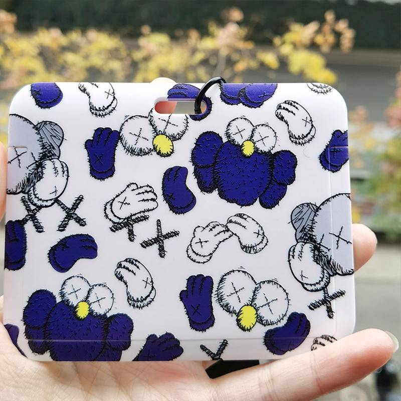 Vỏ Đựng Thẻ ID / Thẻ Sinh Viên Hình Nhân Vật Hoạt Hình Sesame Street Ngang Kèm Móc Khóa