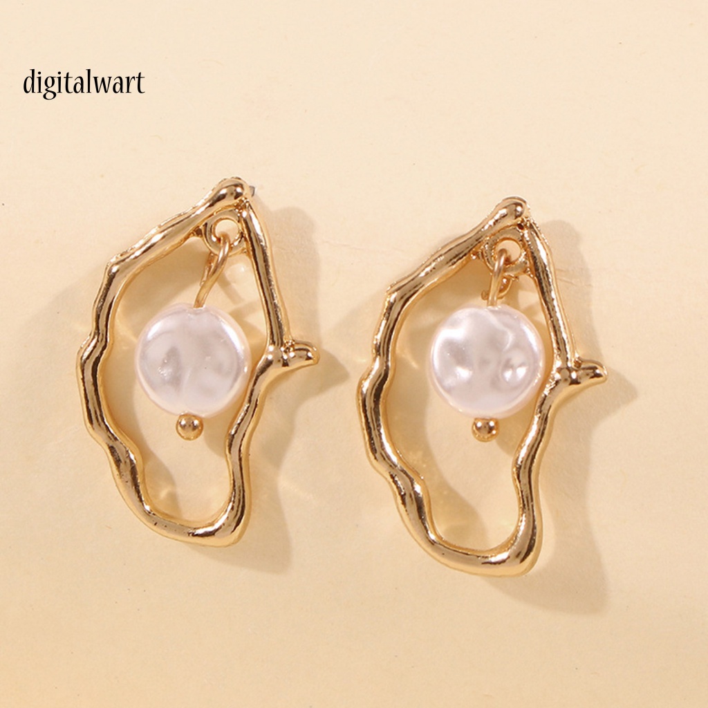 Kỹ Thuật Số| 1 Đôi Bông Tai Thả Dây Bất Đối Xứng Thời Trang Mặc Hàng Ngày