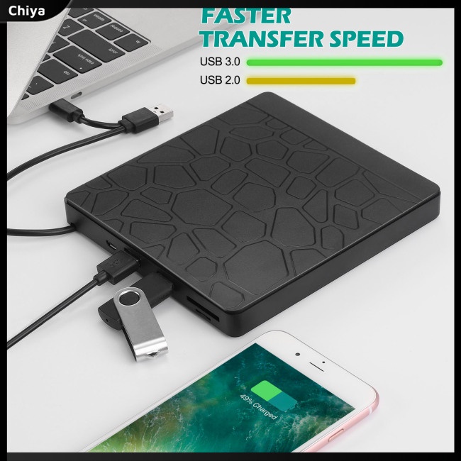 Ổ Đĩa Dvd Gắn Ngoài Kết Nối Usb 3.0 Cho Máy Tính