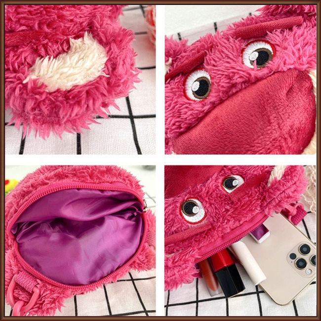 Túi Đeo Vai Bằng Vải Bông Họa Tiết Hoạt Hình Sáng Tạo Dễ Thương Cho Nữ