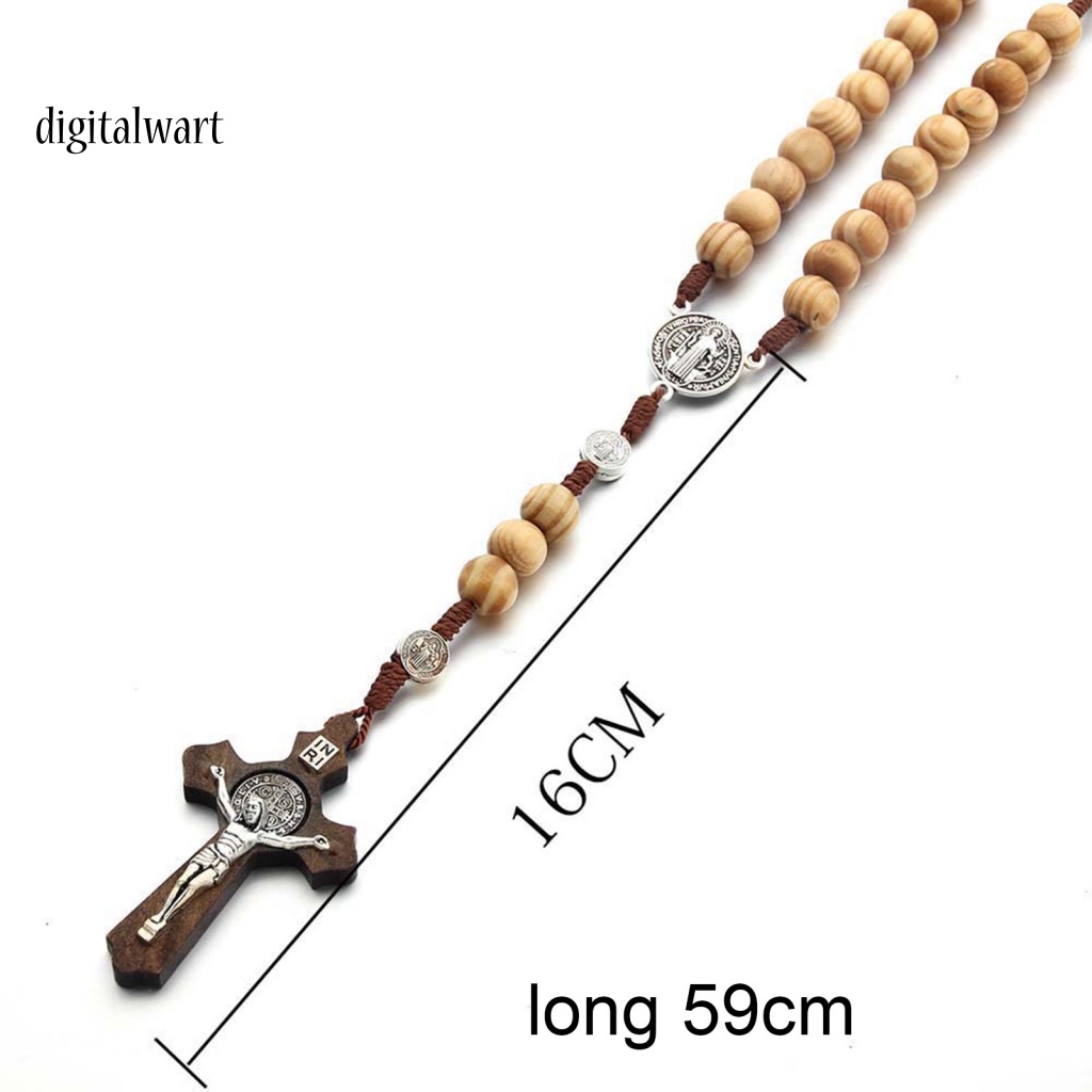 Kỹ Thuật Số| Vòng cổ Hạt Gỗ Thời Trang Đức Mẹ Mary Hàng Ngày