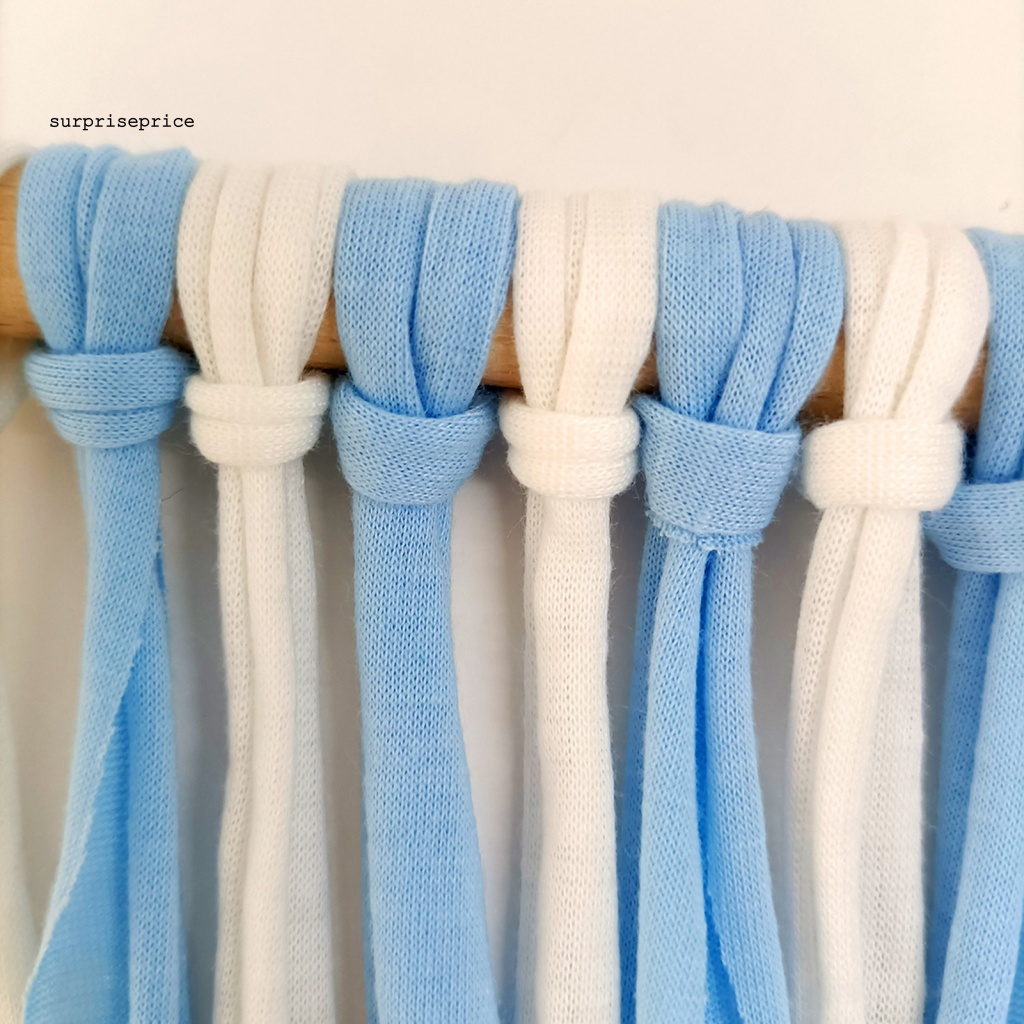 Kẹp Tóc Nơ Vải Mềm Tiết Kiệm Không Gian Màu Cầu Vồng Dành Cho Phòng Trẻ Em