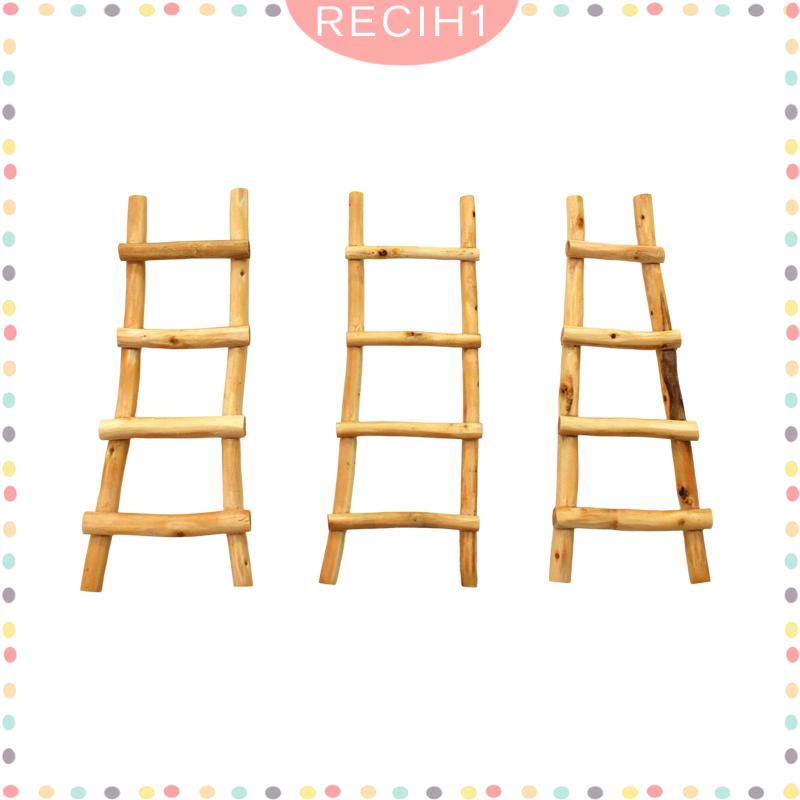 Thang Gỗ Mini Tỉ Lệ 1: 12 Dùng Trang Trí Sân Vườn 1 / 12