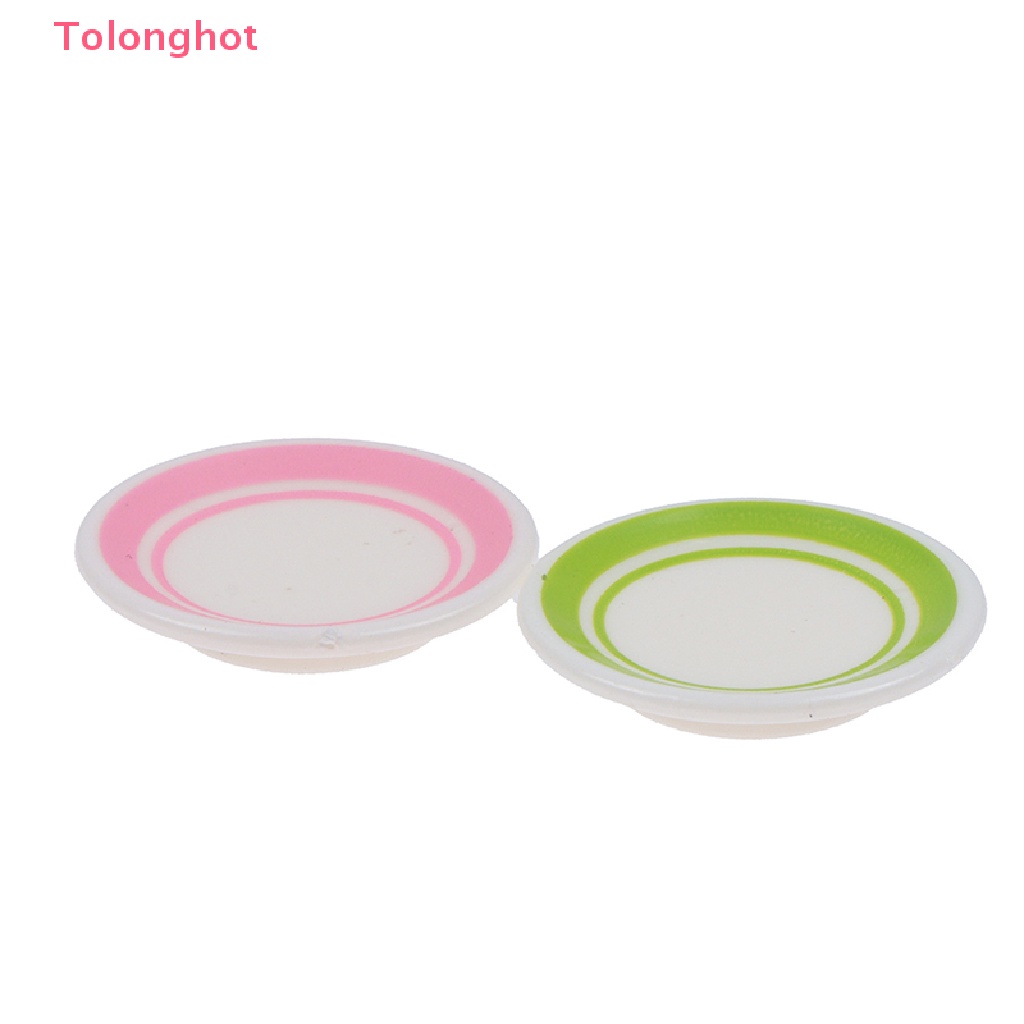 1 Bộ Chén Đĩa Đựng Thức Ăn Mini Siêu Bền Dùng Trang Trí Nhà Búp Bê