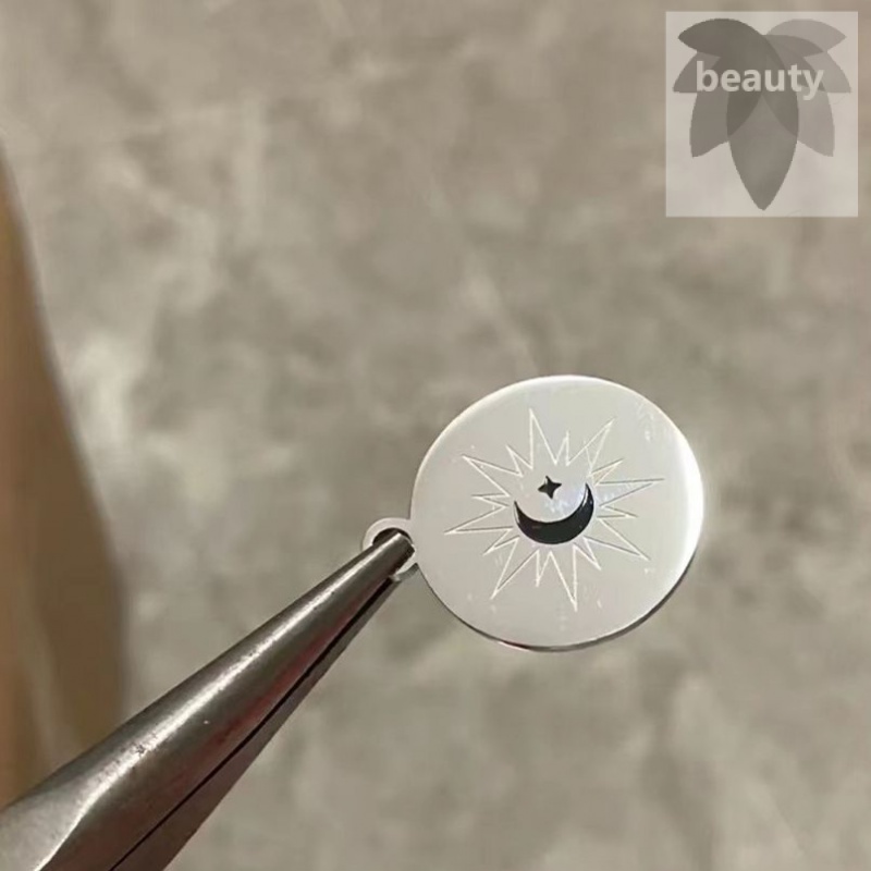 Dây Chuyền Thép Titan Mặt Đĩa Thời Trang