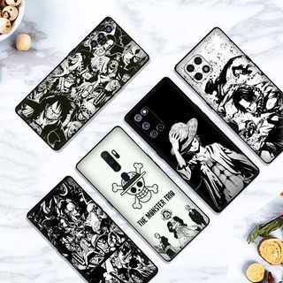 Ốp Lưng Anime Mềm One Piece Luffy OPPO A3S A5S A5 2018 A37 A39 A57 A59 A7 2018 A77 A32 A53 A54 Ốp Lưng OPPO Silicon