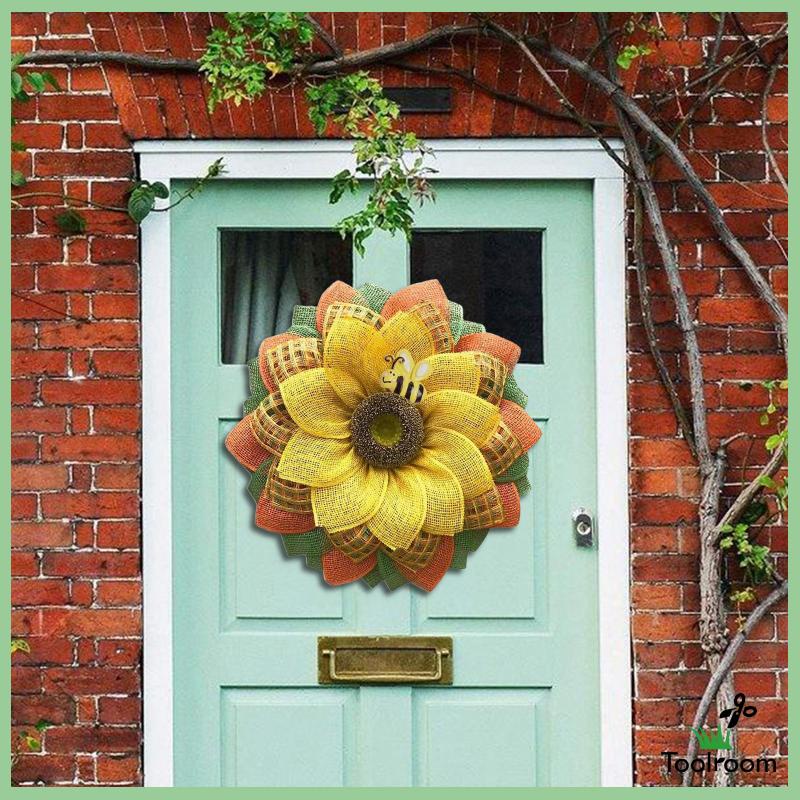 Vòng Hoa Treo Tường 14 "Trang Trí Trong Nhà / Ngoài Trời