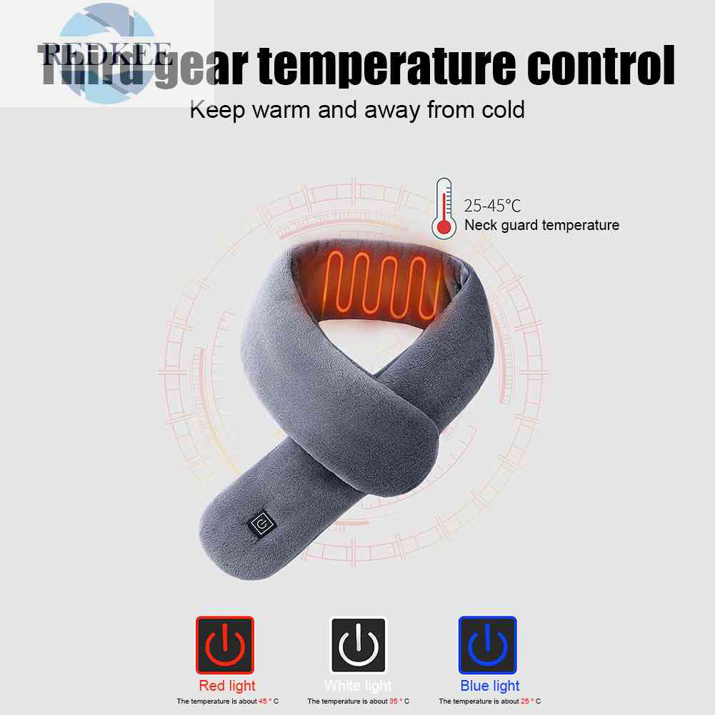 Khăn Choàng Cổ Sưởi Ấm Bằng Điện Có Thể Điều Chỉnh Nhiệt Độ Thông Minh