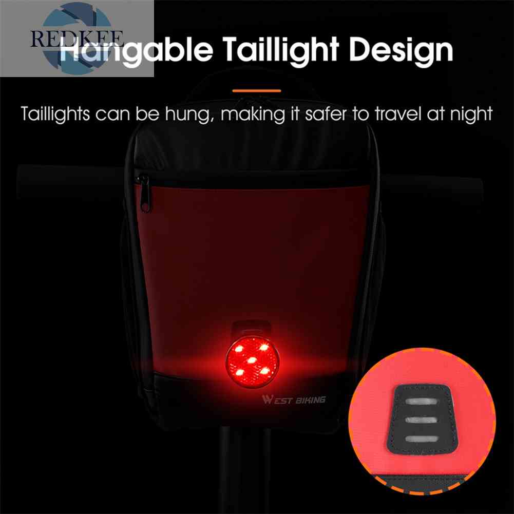 Túi Đựng Đồ Dung Tích Lớn 7.3L Gắn Ghi Đông Xe Đạp Tiện Dụng