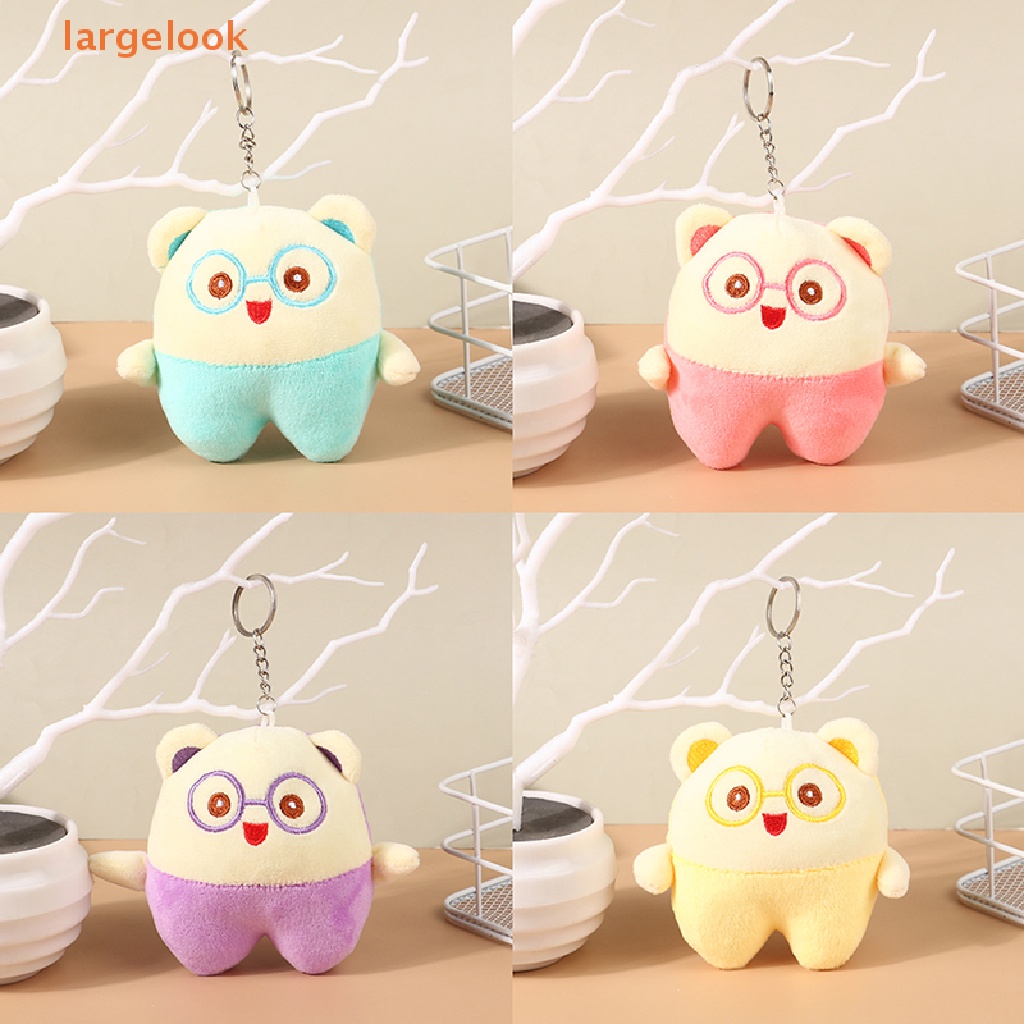 Móc Khóa Hình Gấu Nhồi Bông 10CM Mềm Mại Đáng Yêu