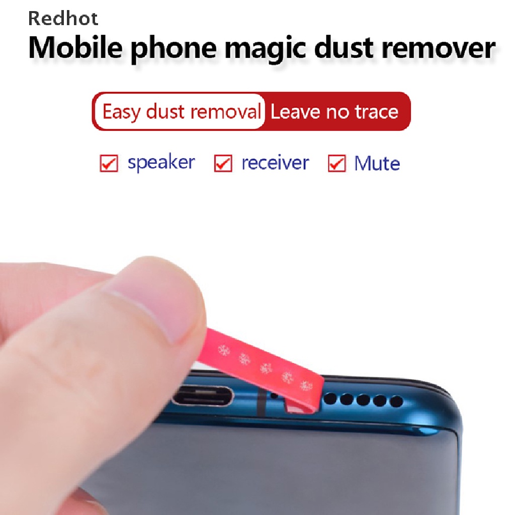&lt; Redhot &gt; Keo Dán Loại Bỏ Bụi Cho Điện Thoại Di Động