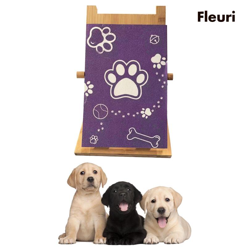 Dụng Cụ Dũa Móng Chó Mèo Bằng Gỗ 16.5 "x 10" Chống Mài Mòn