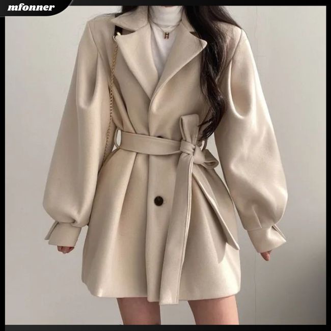 Áo Khoác Len Màu Sắc Thời Trang Cho Nữ