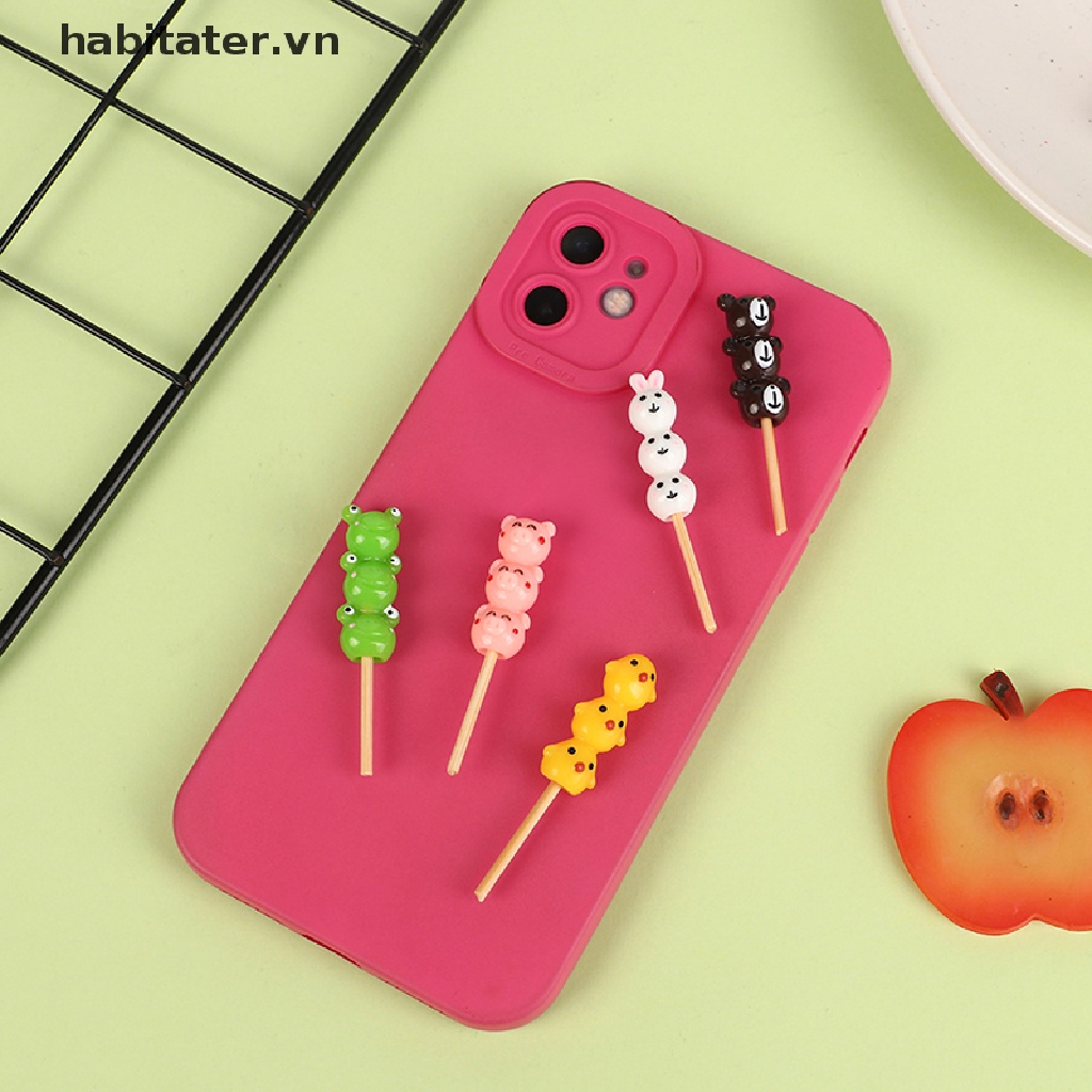 Phụ Kiện Resin Hình Động Vật Hoạt Hình Xinh Xắn Dùng Trang Trí Diy