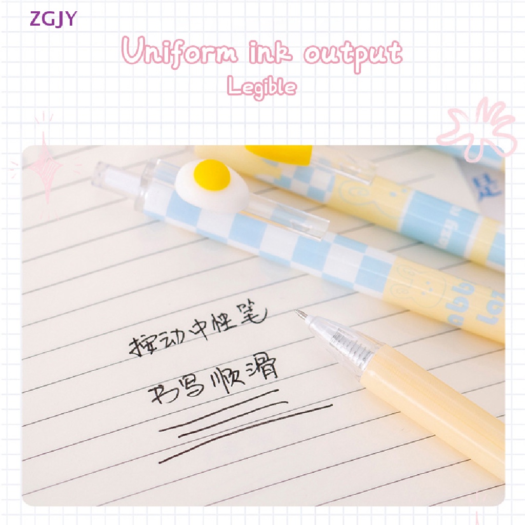 Bút Mực Gel Hình Quả Trứng Phô Mai Dễ Thương Mới